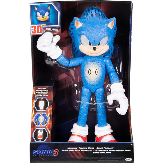 Jakks Pacific Sonic The Hedgehog 3 Ultimate Talking Sonic 12-Inch Figure